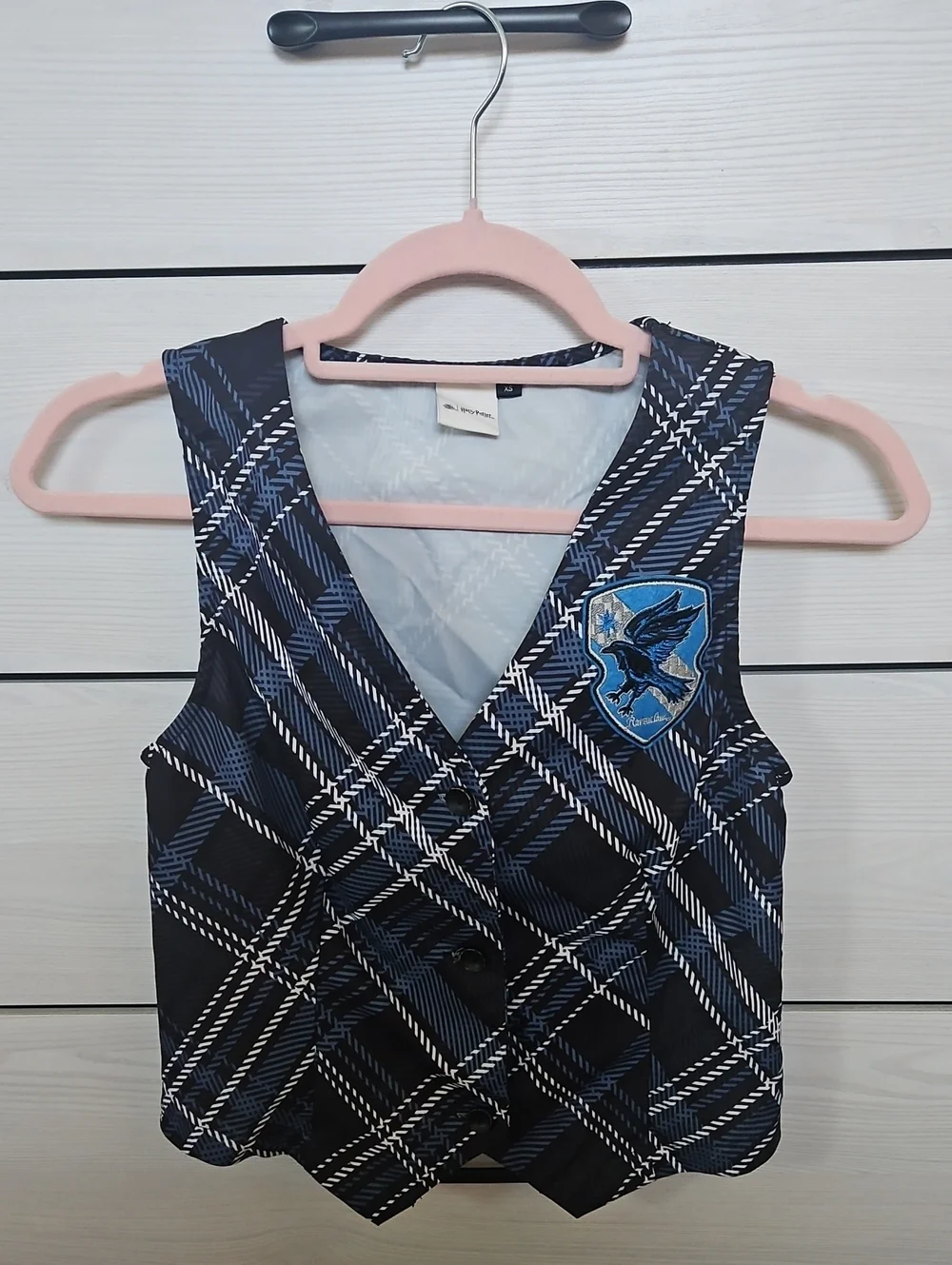 HARRY POTTER X SHEIN Ravenclaw Sleeveless Backless Halter Top And Skirt Set